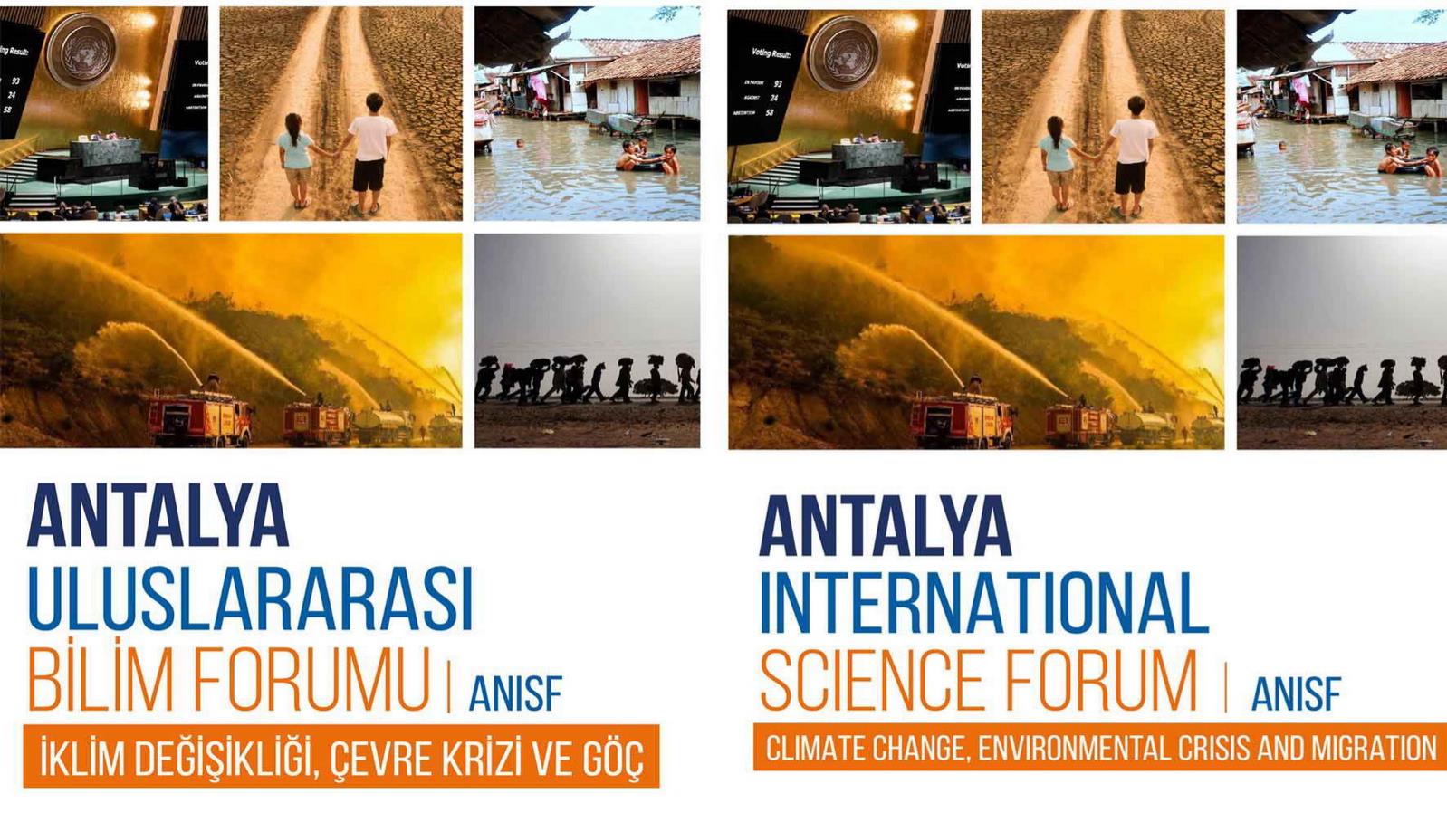 ASPAG "İklim Değişikliği, Çevre Krizi ve Göç" konulu Antalya Uluslararası Bilim Forumu