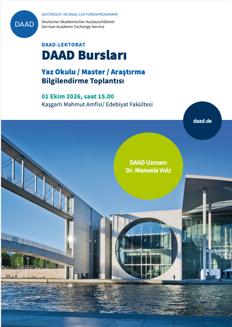 DAAD Bursları Bilgilendirme Toplantısı
