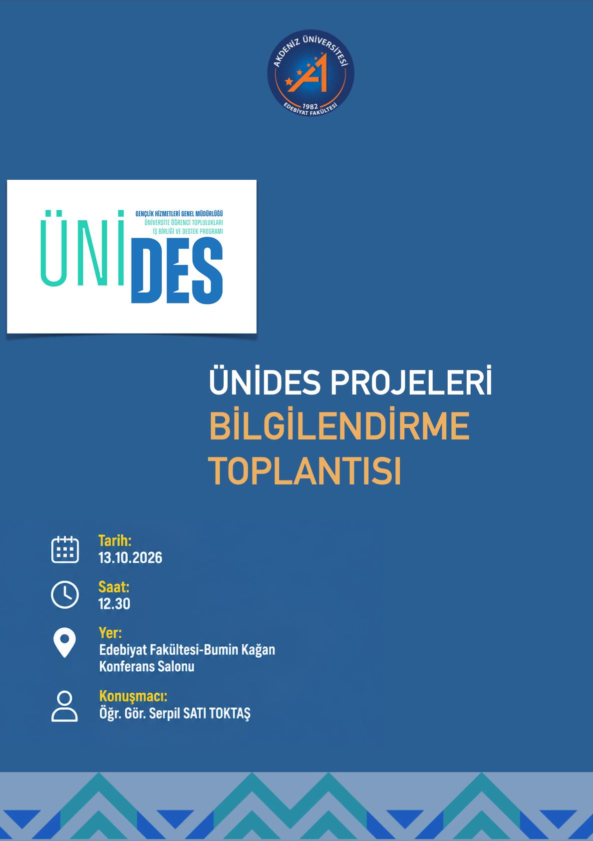 Ünides Projeleri Bilgilendirme Toplantısı
