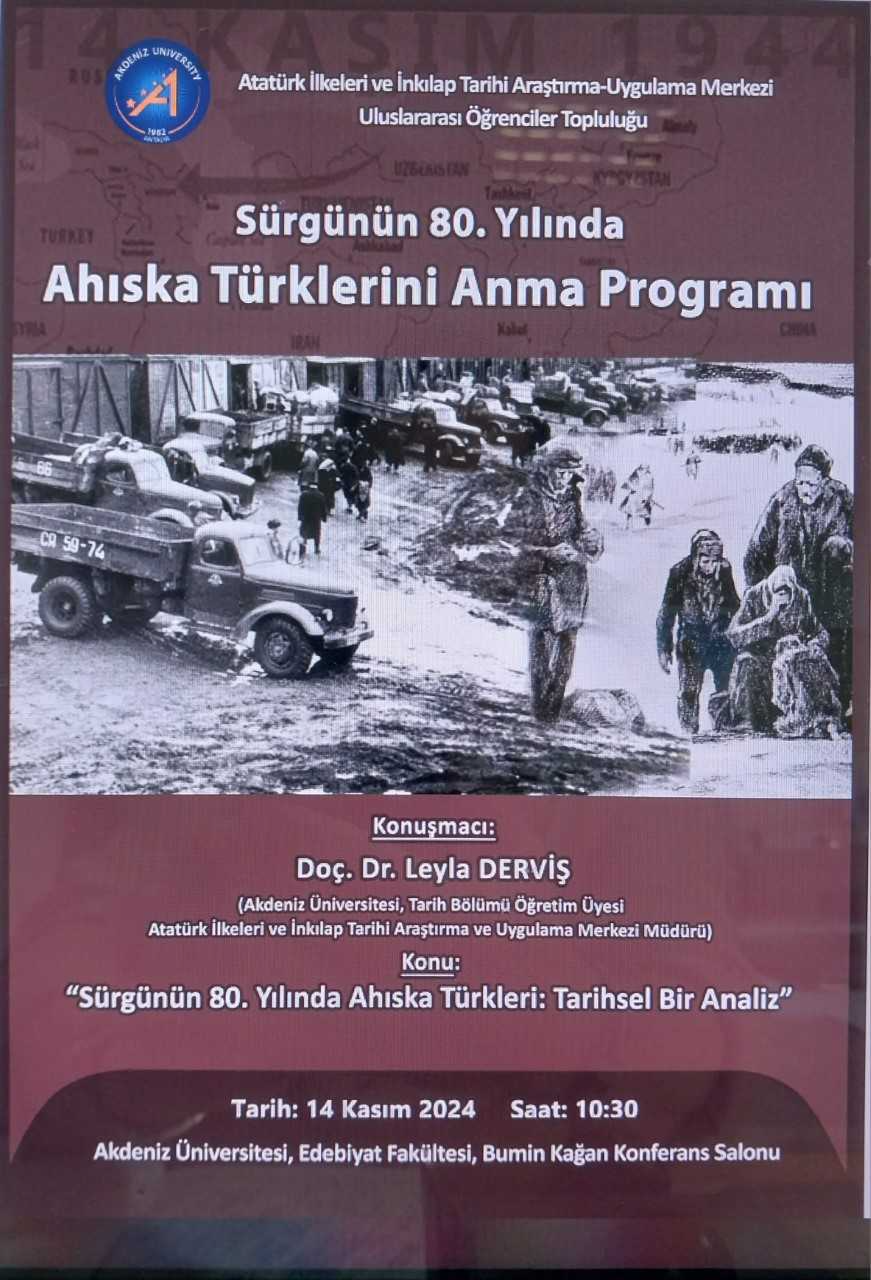 Ahıska Türklerini Anma Programı