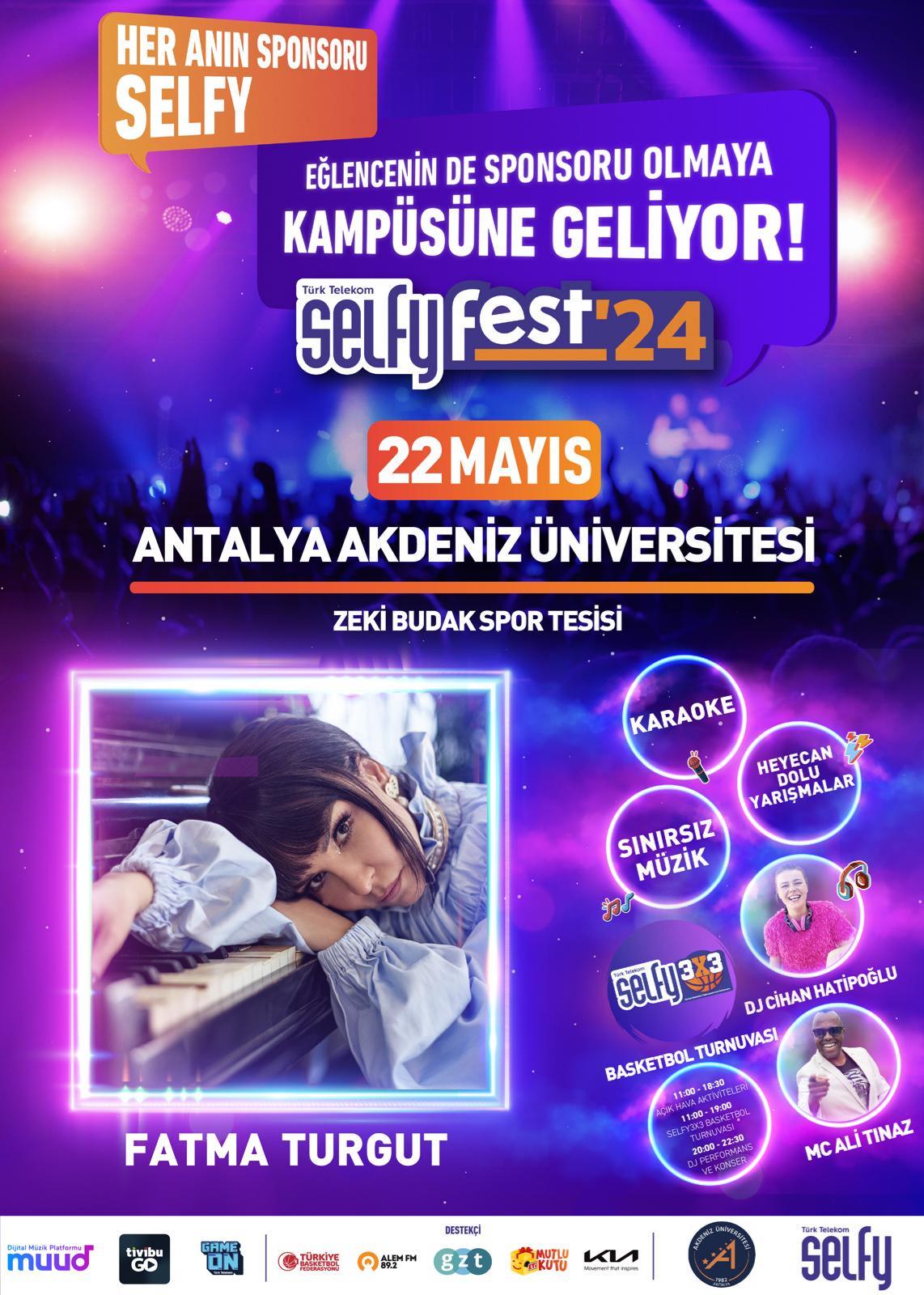 Bugün (21 Mayıs) gerçekleşecek 'Selyf Fest' programı değişmiştir. Etkinlikler 22 Mayıs'ta Zeki Budak Spor Tesisi’nde. Tüm öğrencilerimiz davetlidir.