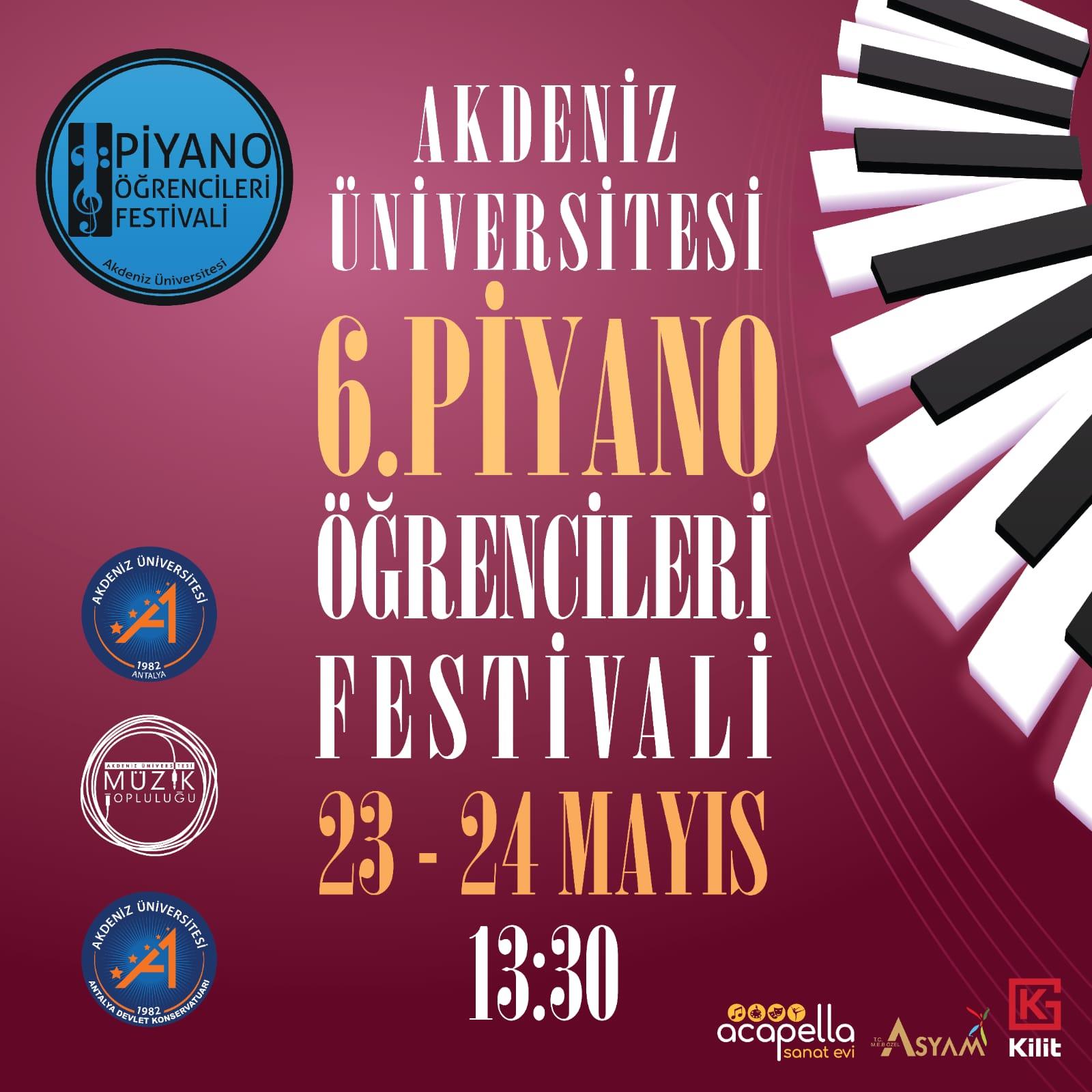 6. Piyano Öğrencileri Festivali