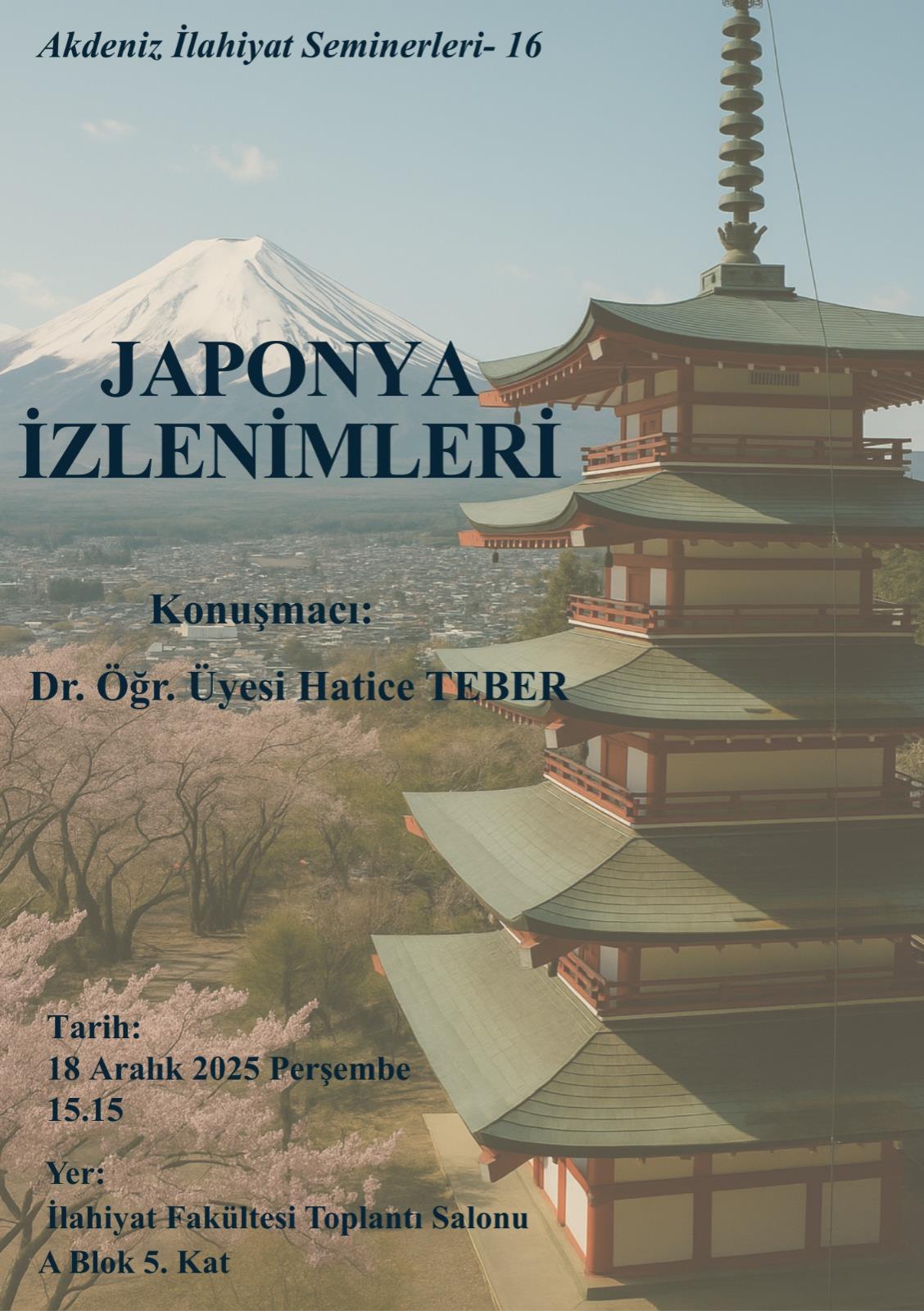 Akdeniz Üniversitesi İlahiyat Fakültesi Seminerleri-16