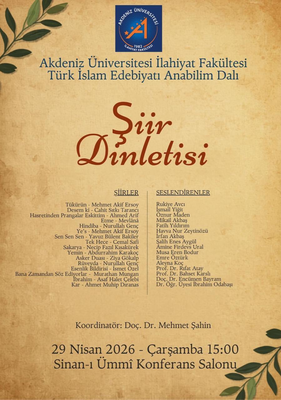 Şiir Dinletisi