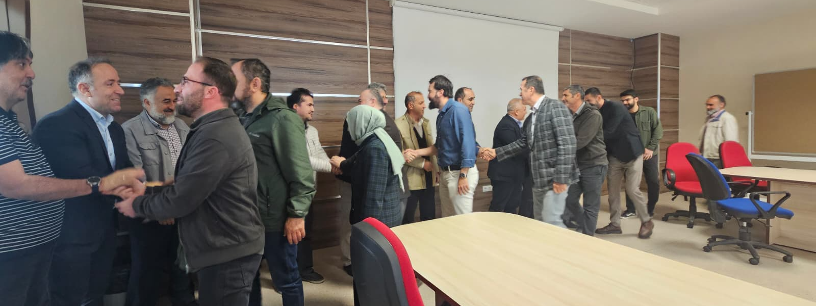 <p><span style="color: #ffffff;"><strong>Bayramlaşma T&ouml;reni Ger&ccedil;ekleştirildi</strong></span></p>