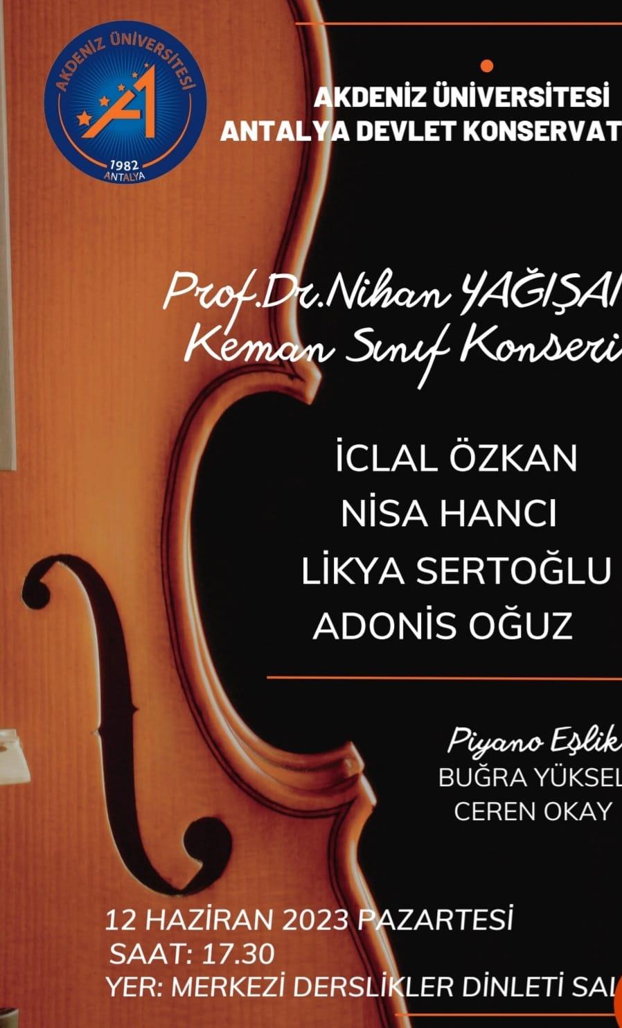 Keman Sınıfı Konseri
