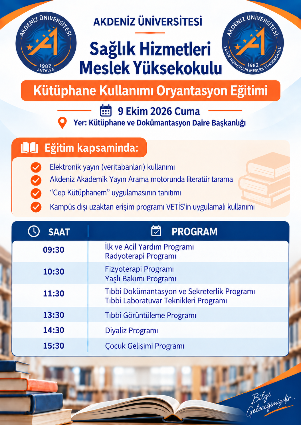 K&uuml;t&uuml;phane Kullanımı Oryantasyon Eğitimi Posterleri.png