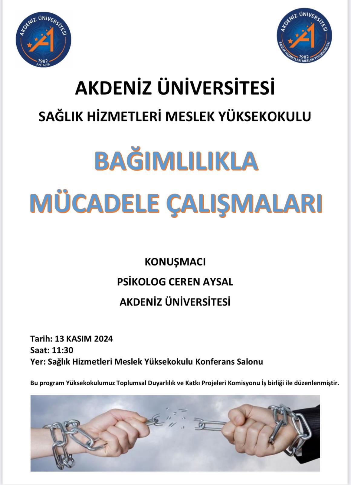 Bağımlılıkla Mücadele Çalışmaları