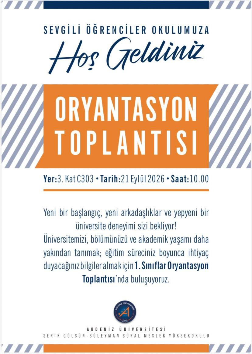 Oryantasyon Toplantısı