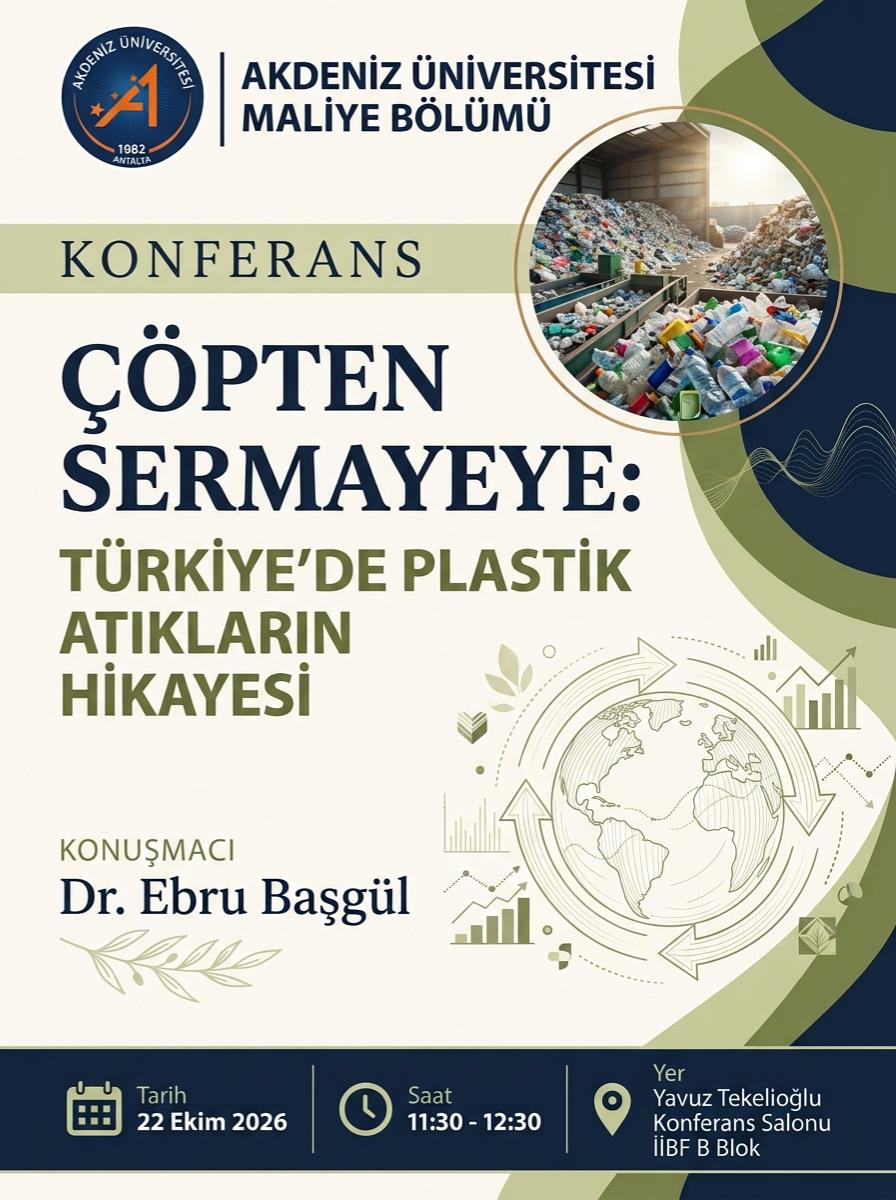 Konferans: Çöpten Sermayeye - Türkiye'de Plastik Atıkların Hikayesi