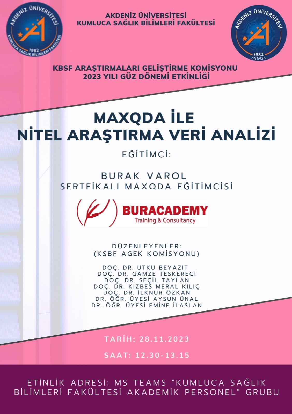 MAXQDA İle Nitel Araştırma Veri Analizi