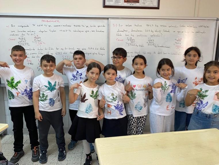 Yeşil Vatan ‘’Bir Çocuk, Bir Fidan, Bir Gelecek’’ Projesi- Tişört Baskı Etkinliği