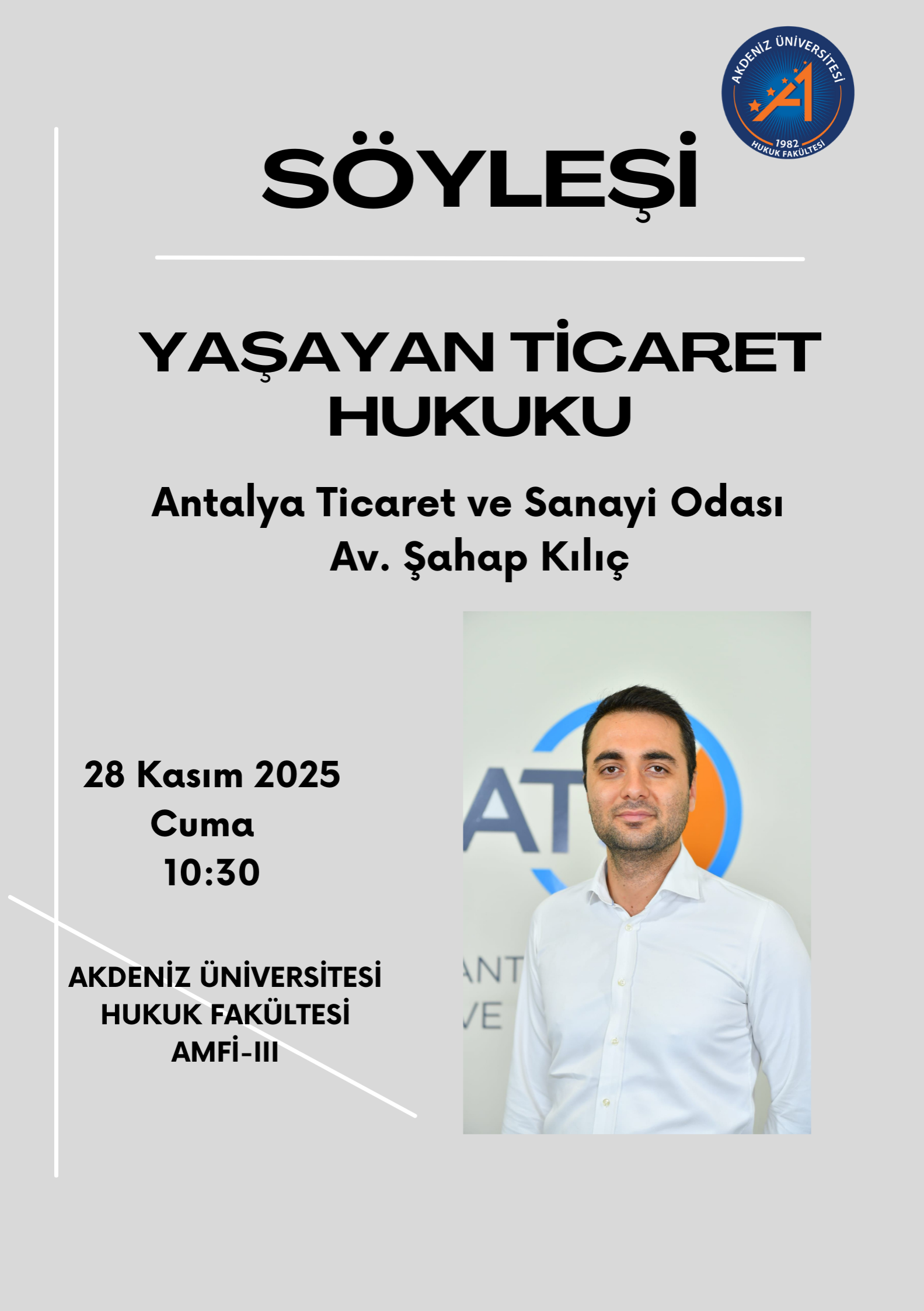 Kariyer Söyleşileri - Av. Şahap KILIÇ