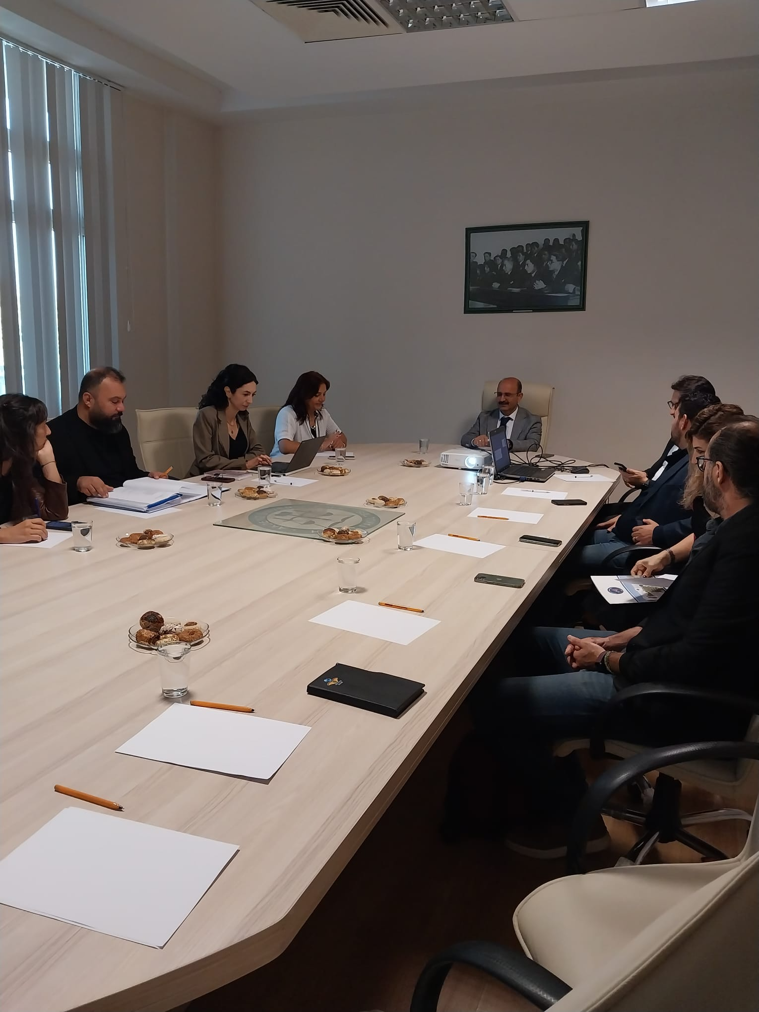 YÖKAK Saha Ziyaretleri - Rektör Yardımcısı Prof. Dr. Şükrü ÖZEN Başkanlığında Değerlendirme Toplantısı