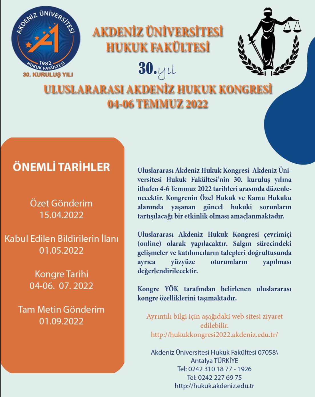 Uluslararası Akdeniz Hukuk Kongresi 2022