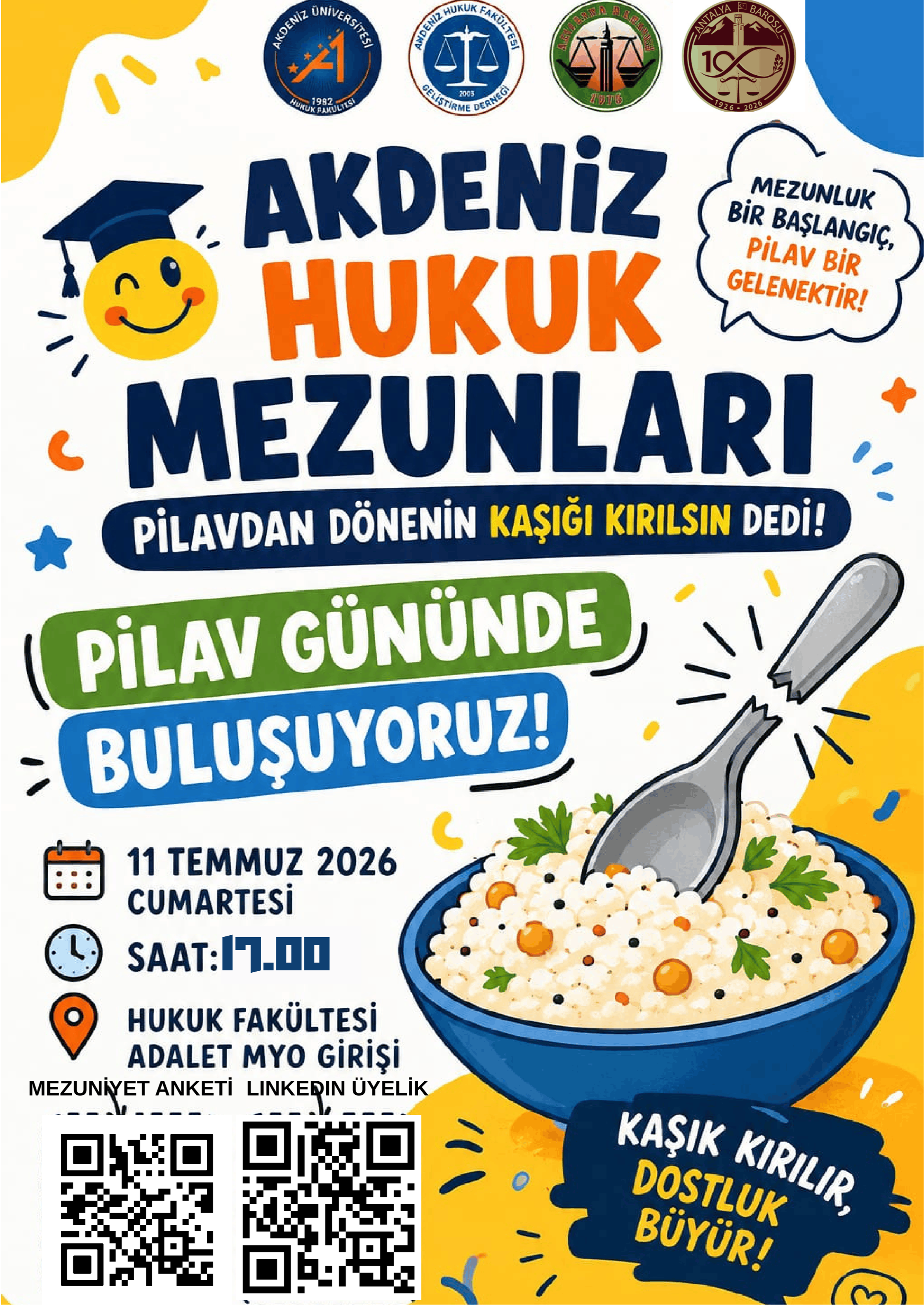FAKÜLTEMİZ MEZUNLARI PİLAV GÜNÜ