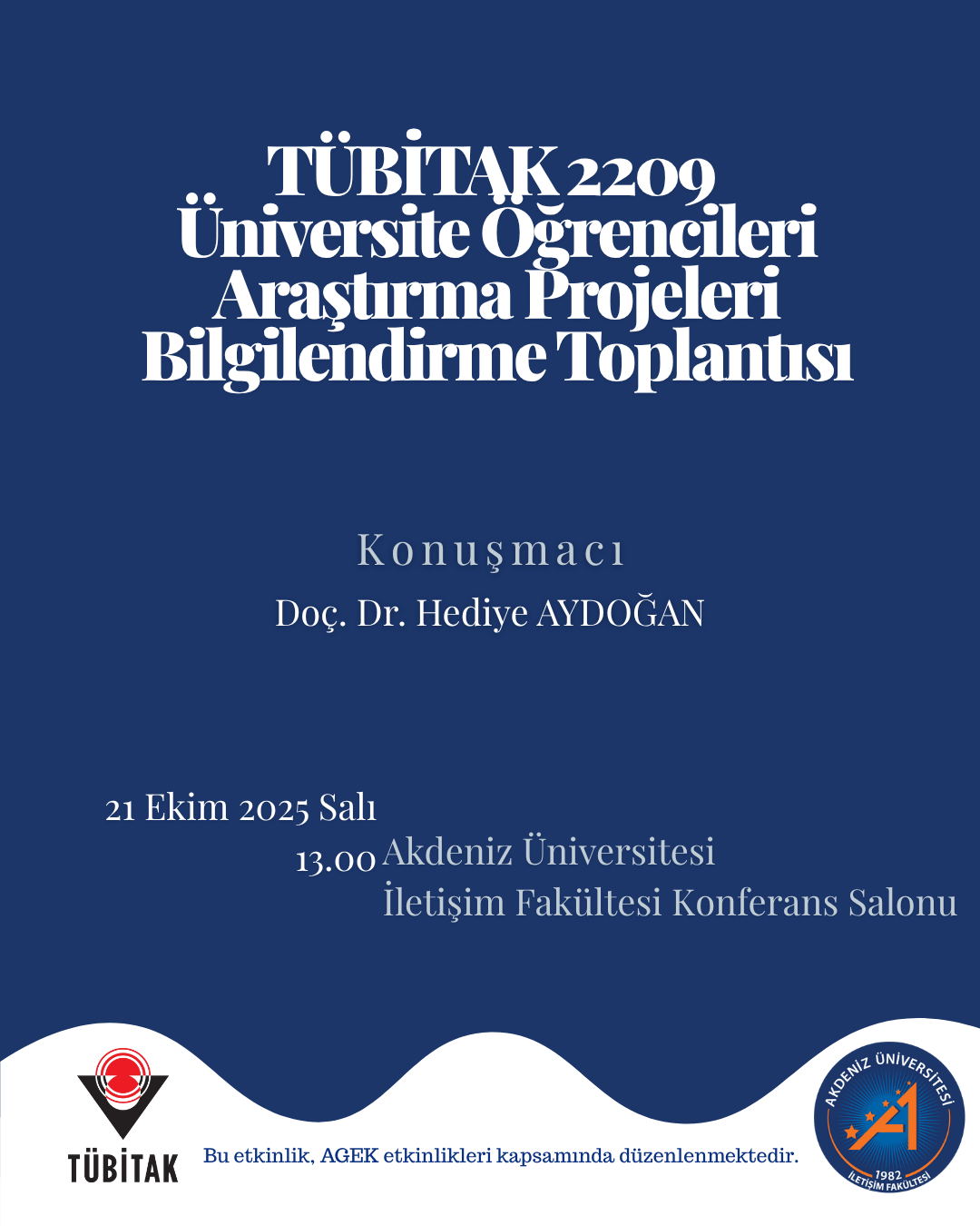 TÜBİTAK 2209 Üniversite Öğrencileri Araştırma Projeleri Bilgilendirme Toplantısı