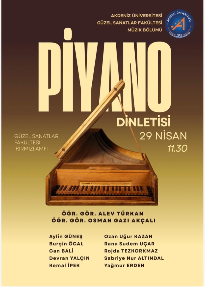 Piyano Dinletisi