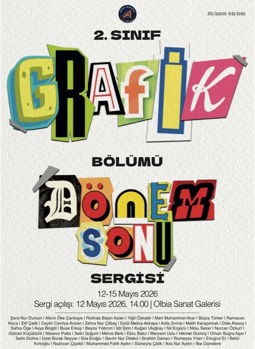 Grafik Bölümü Dönem Sonu Sergisi
