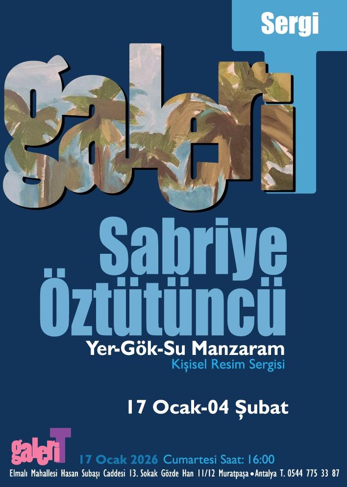 "Yer-Gök-Su Manzaram" Kişisel Resim Sergisi