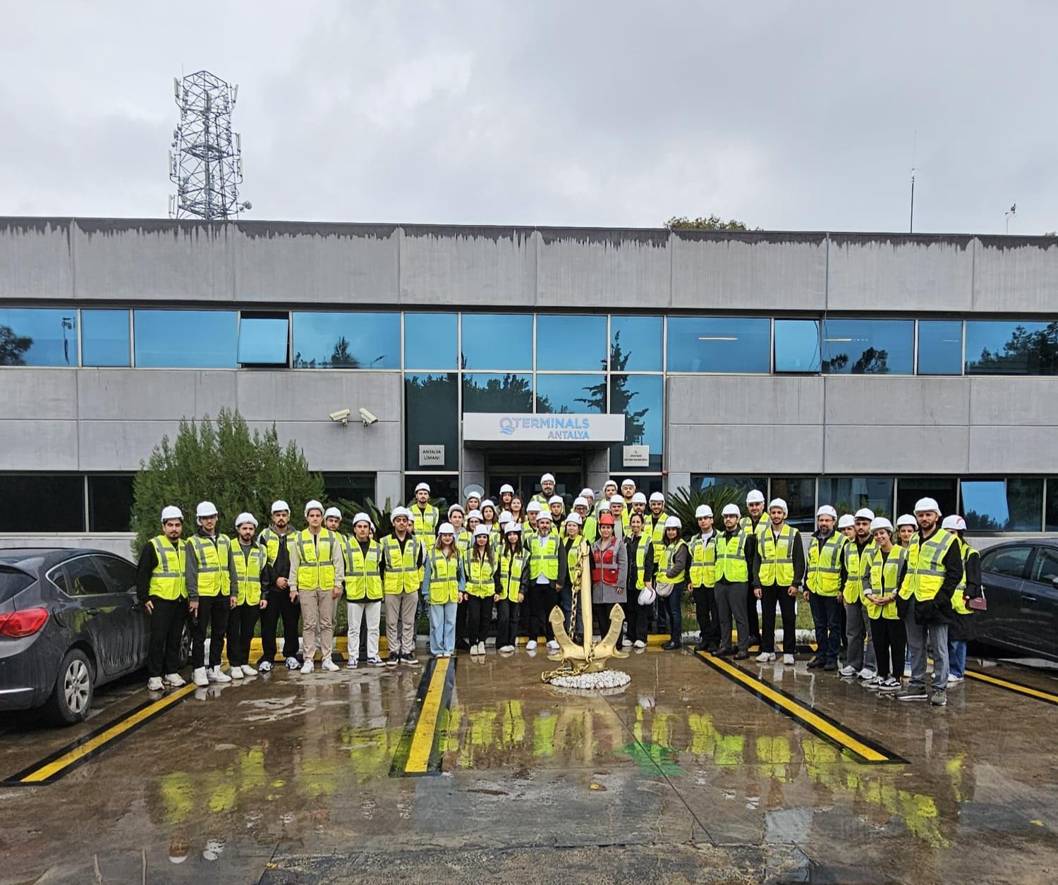 Qterminals Antalya Liman İşletmesine Teknik Gezi 