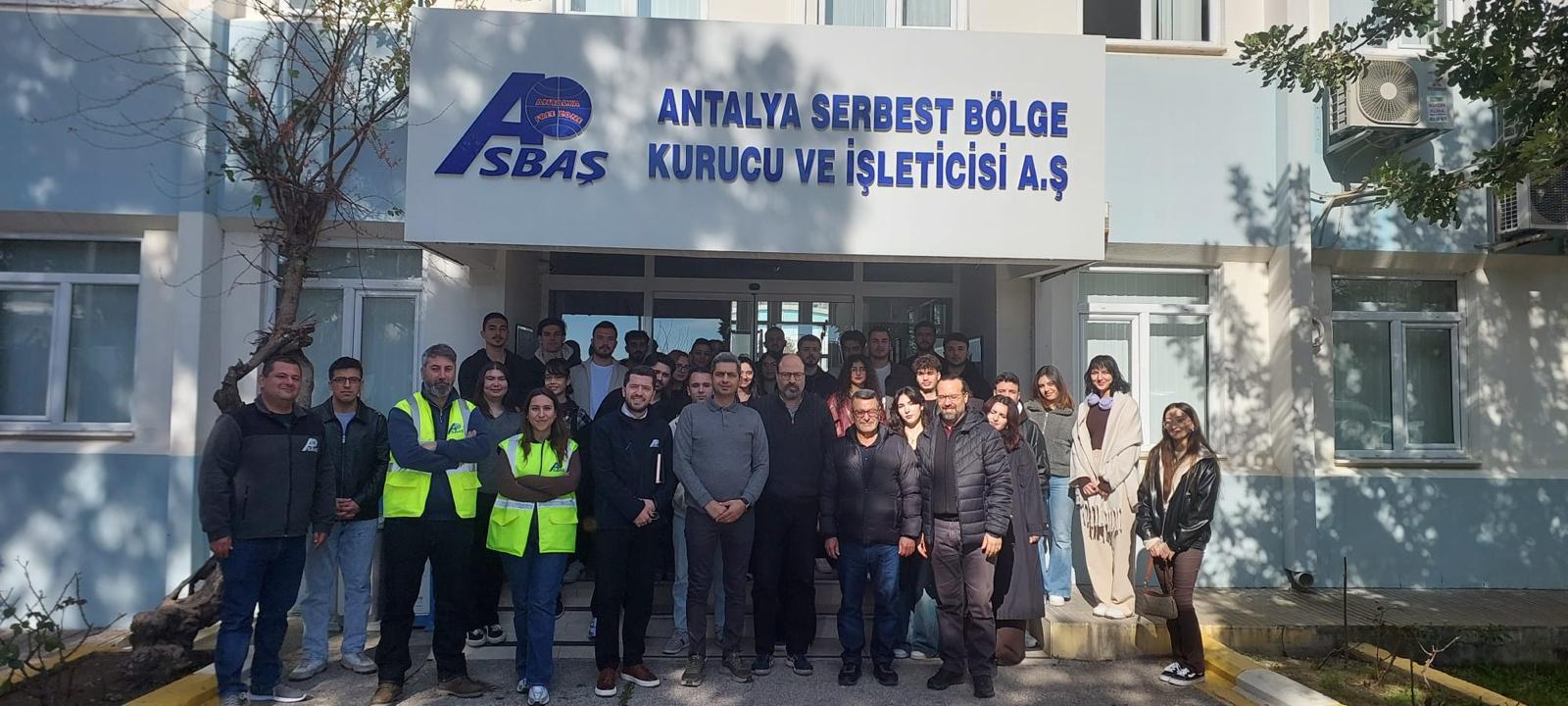 Kemer Denizcilik Fakültesi’nden ASBAŞ Serbest Bölge’ye Teknik Gezi