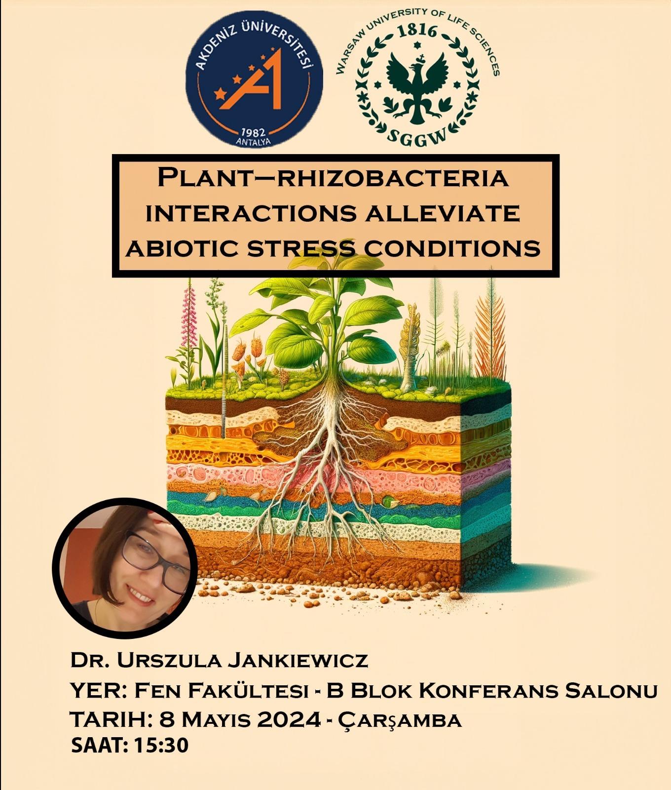 Plant-Rhizobacteria Interactions Alleviate Abiotic Stress Conditions