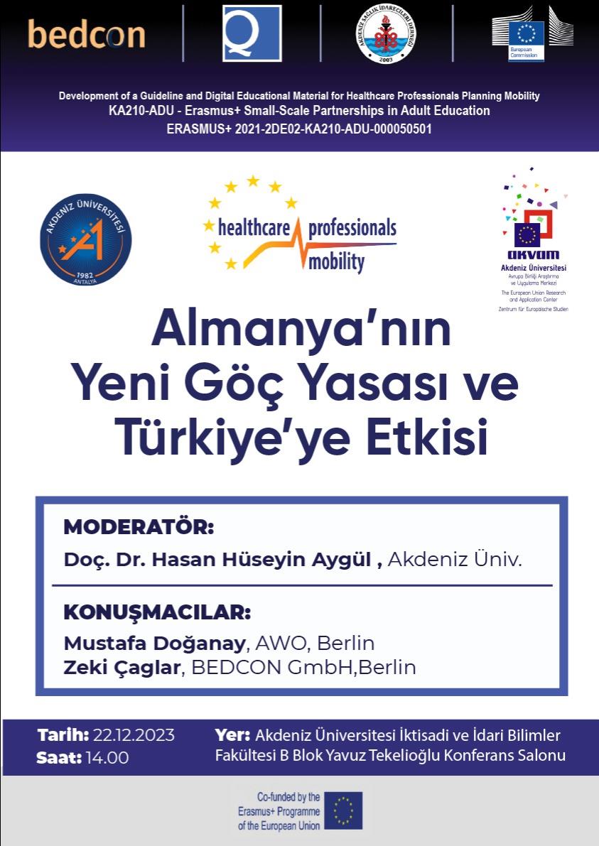 ''Almanya'nın Yeni Göç Yasası ve Türkiye'ye Etkisi'' Konferansı