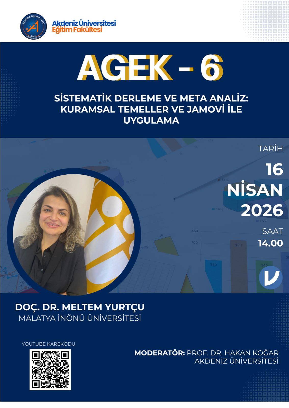 AGEK-6: Sistematik Derleme ve Meta Analiz Eğitimi