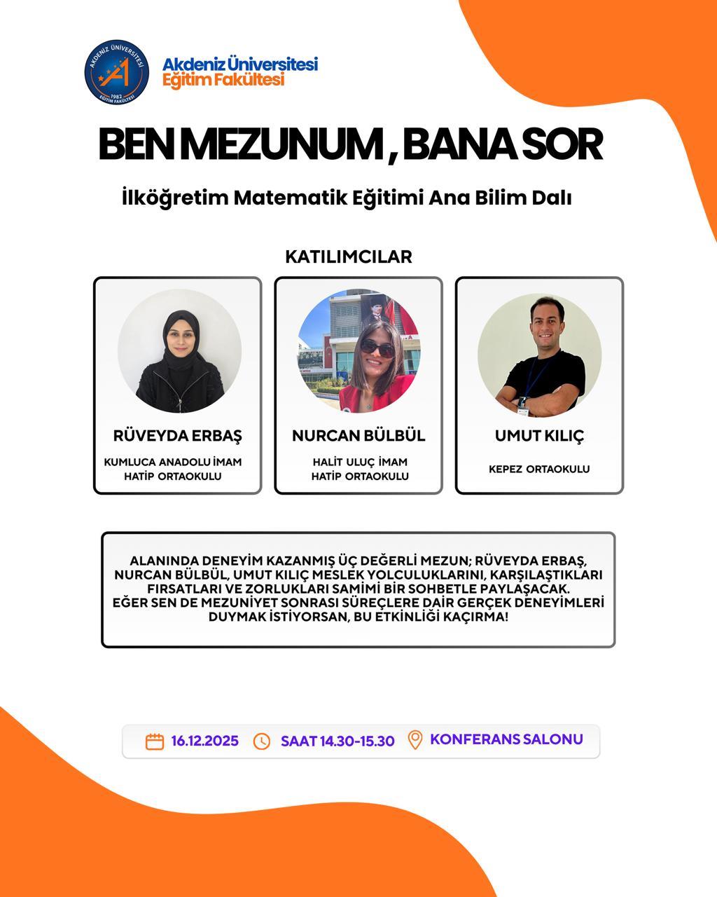 Ben Mezunum, Bana Sor (İlköğretim Matematik ABD)