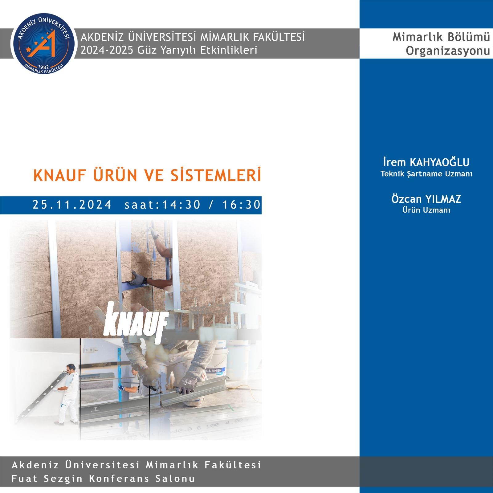 Knauf Ürün ve Sistem Tanıtım Etkinliği