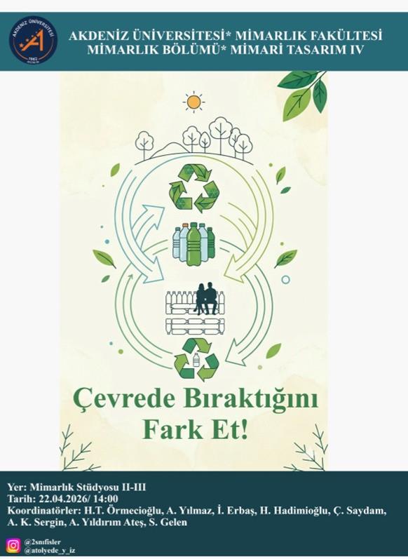 Çevrede Bıraktığını Fark Et