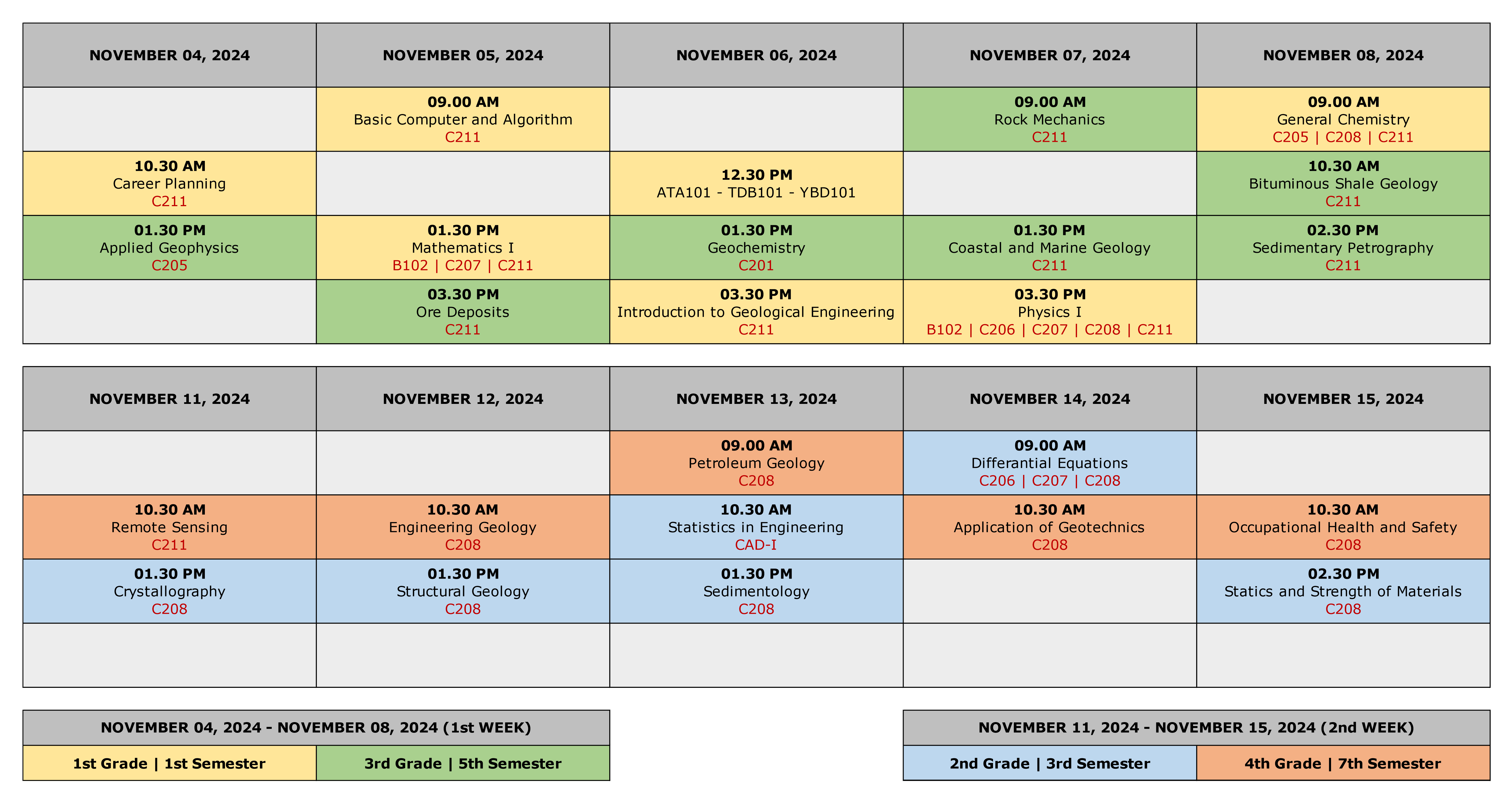 2024-25 FALL UNDERGRADUATE MIDTERM EXAMS.png