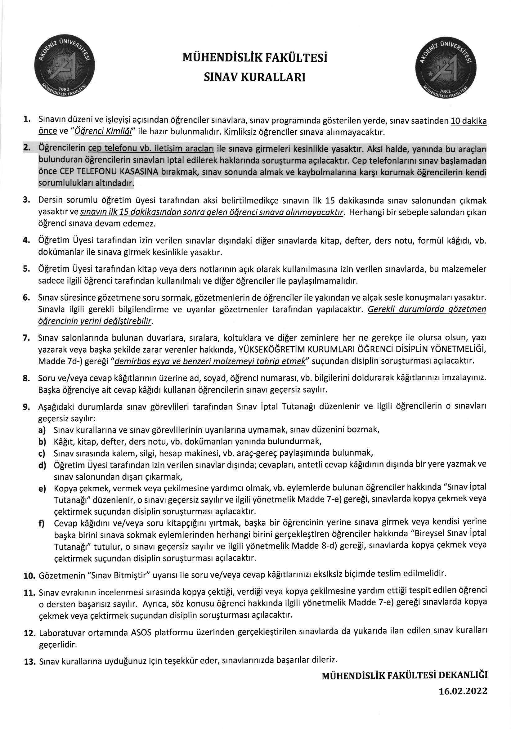 M&uuml;hendislik Fak&uuml;ltesi - Sınav Kuralları2.jpg