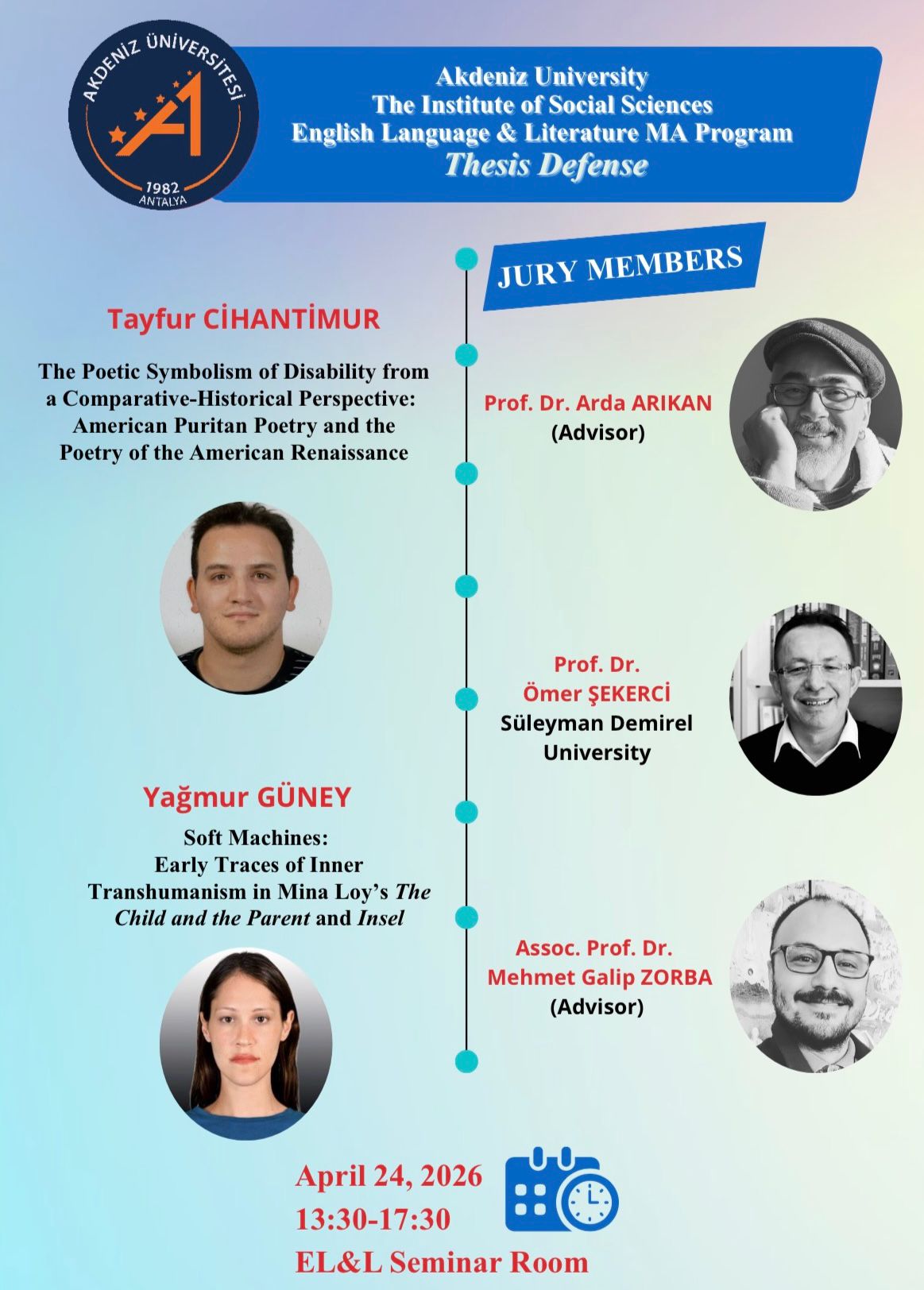 Y&uuml;ksek Lisans Tez Savunması