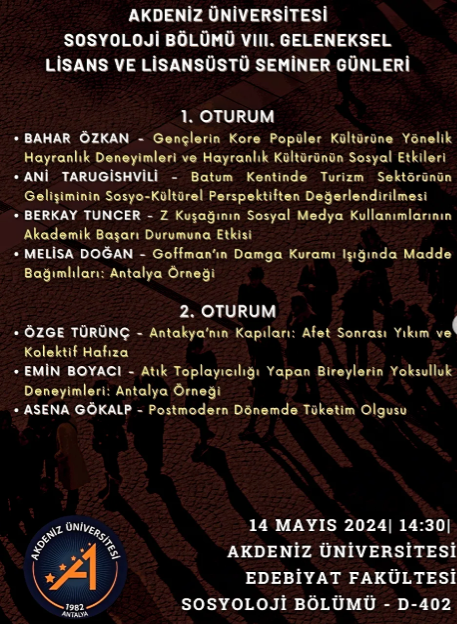8. Geleneksel Lisans ve Lisansüstü Seminer Günleri