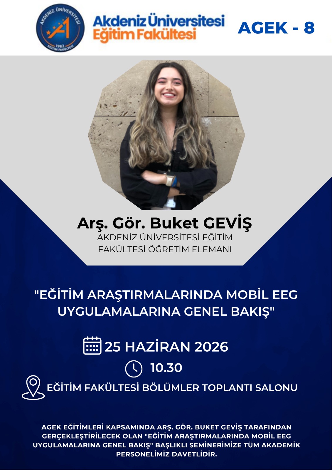 Eğitim Fak&uuml;ltesi 'AGEK Etkinliği' afişi.jpeg
