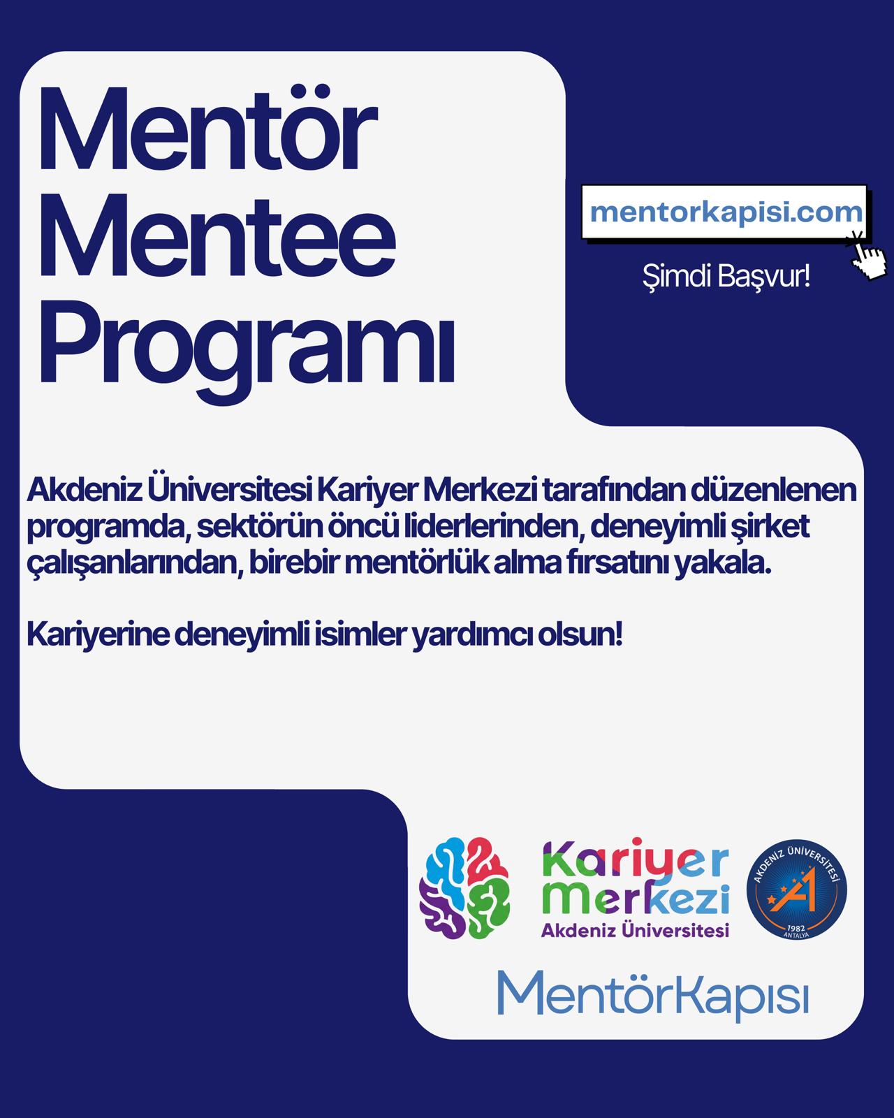 Ment&ouml;r Mentee Programı - &Ouml;ğrenci